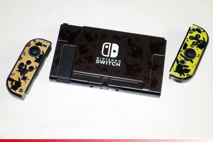 Pokemon 9 Анти-отпечатков пальцев Nintendo Switch Жесткий Тонкий чехол Shell Poke Splatoon 2 протектор для Nintendoswitch перечисленные NS игровой консоли аксессуаров - Цвет: Pokemon 9