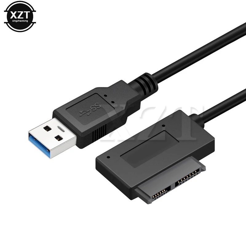 Переходник USB 2 0/Mini Sata II 7 + 6 13Pin 1 шт. переходник для окон ноутбука CD/DVD ROM привод Slim Line