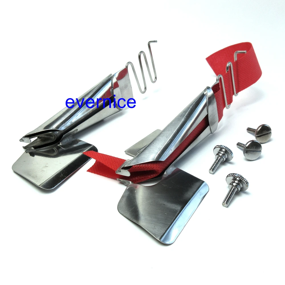 

2 Sets Single Fold Raw Edge Right Angle Binder For Single Needle Sewing Machines