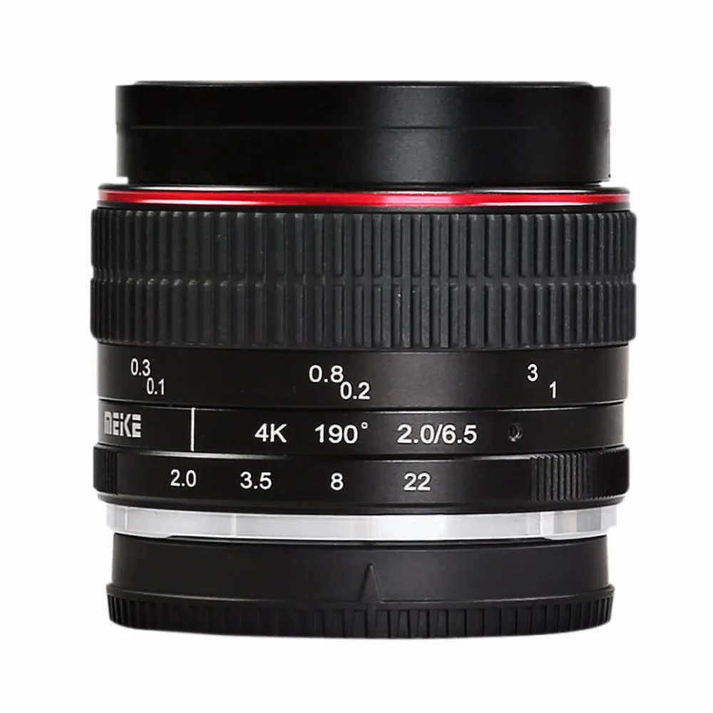 MEIKE MK-6.5mm F2.0 - E-Mount DSLR камер работает с Sony A6000 NEX-5 A6500 NEX-5N NEX-7 NEX-F3 NEX-5R NEX-6 NEX-3N NEX-5T A3000 A7 A7R