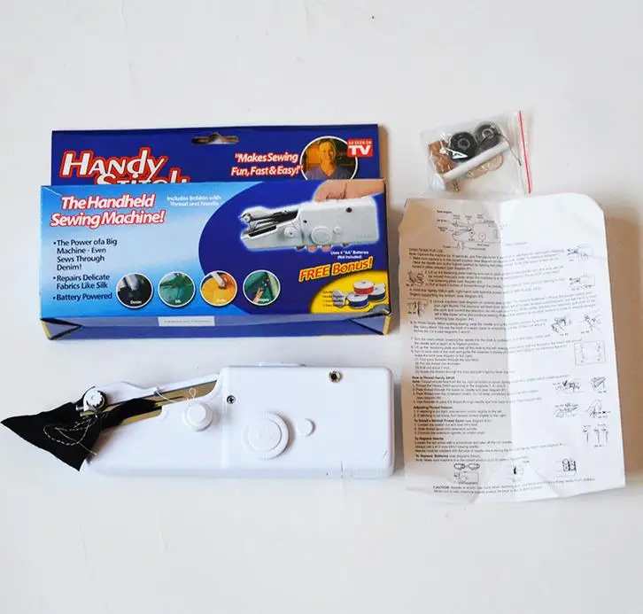 Ручная электрическая швейная машина для ручного шитья Мини Портативная Домашняя