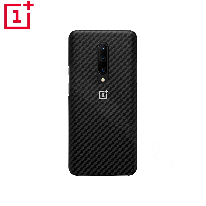 Оригинальный чехол OnePlus 7Pro Karbon материал арамидное волокно PC полукруглая задняя