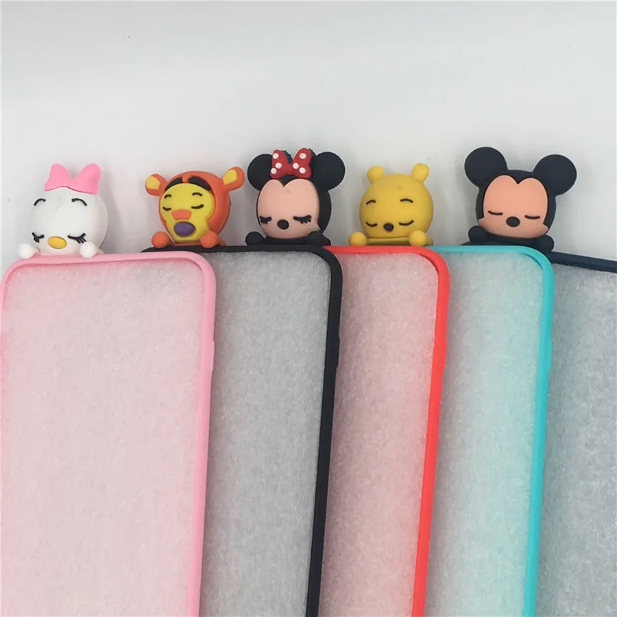 3D Lovely Cute Mickey Minnie Mouse kitty cat Soft TPU case For Huawei P8 lite 2017 P9 P10 P20 Lite Honor 9 6C 6A Mate10 |