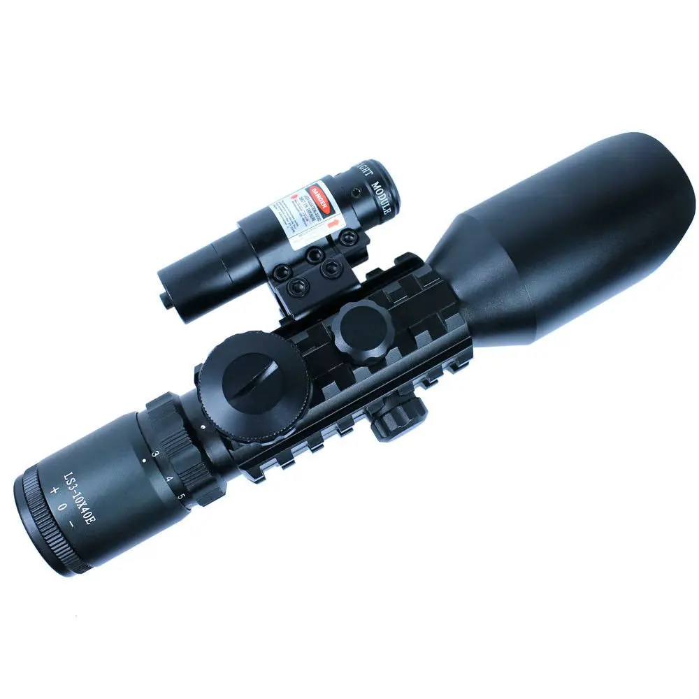 PRO M9C 3 10x40 E красный зеленый с подсветкой Mil dot оптический прицел тактический