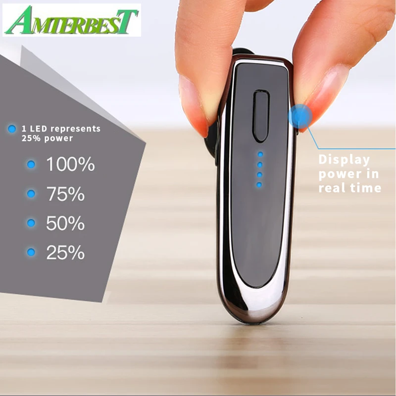 Bluetooth гарнитура AMTERBEST K23 с длительным временем работы в режиме ожидания наушники