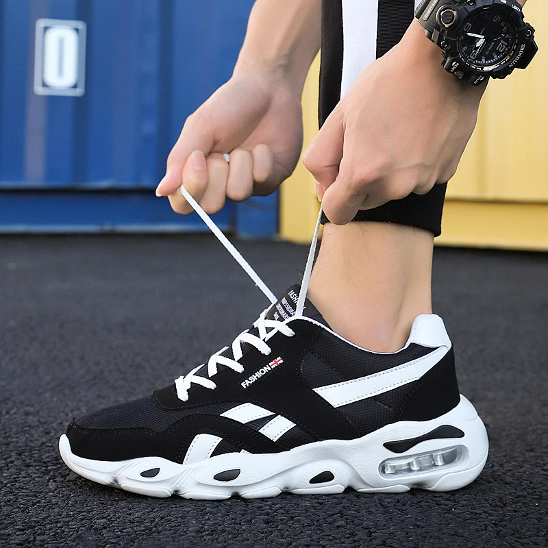 Spring White Shoes Men Casual Platform Sneakers Male Classic Comfortable Style Rubber Driving Footwear Breathable |