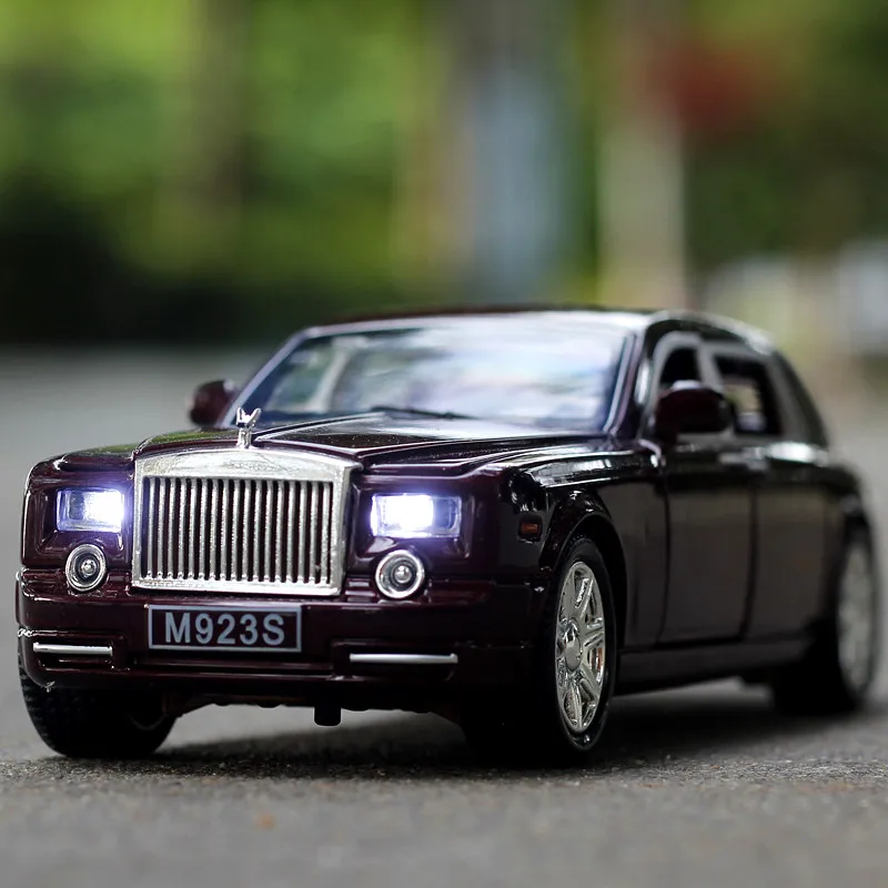Mocai детский подарок 1:24 Rolls Royce Phantom сплав литье под давлением модель автомобиля для