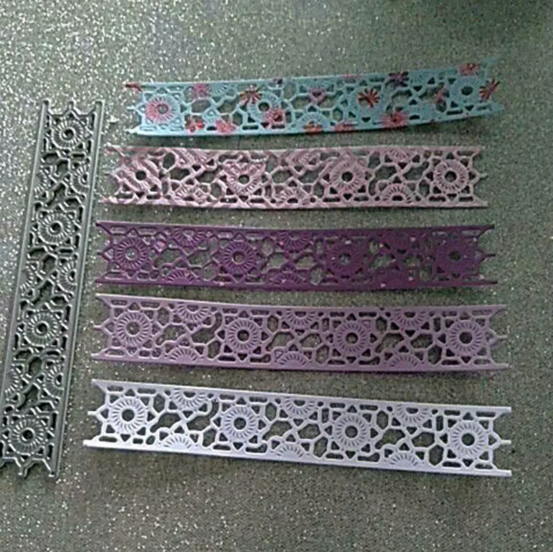 Кружева цветок границы металла резки штампы трафареты для DIY Скрапбукинг