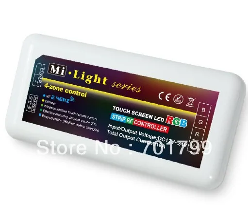 2 4 GHZ 4-зонный управляемый светодиодный RGB сенсорный контроллер DC12-24V вход 6A * 3CH