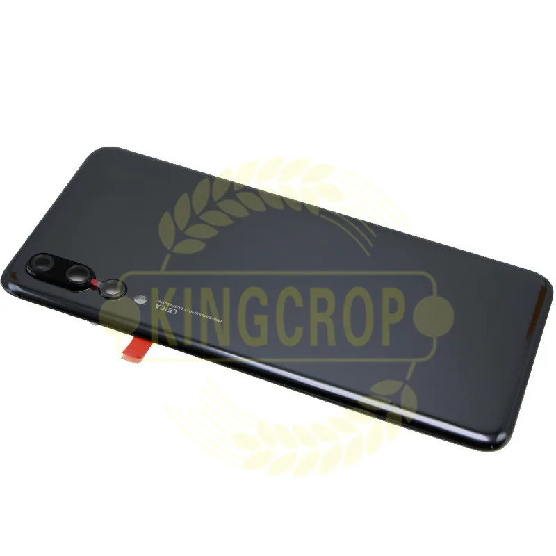 Оригинальное стекло huawei P20 Pro Задняя крышка батареи задняя дверь Корпус чехол стеклянная панель Замена с объективом камеры P20 pro дверь
