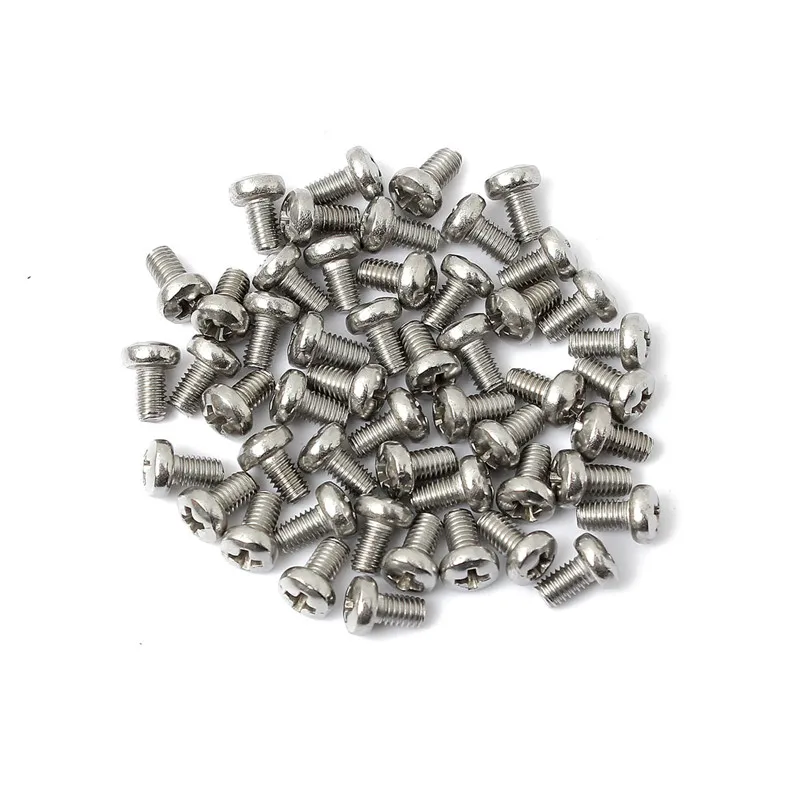 Оптовая продажа 100 шт./лот M3 болты гайки круглая нить диаметр винта 5 мм новинка