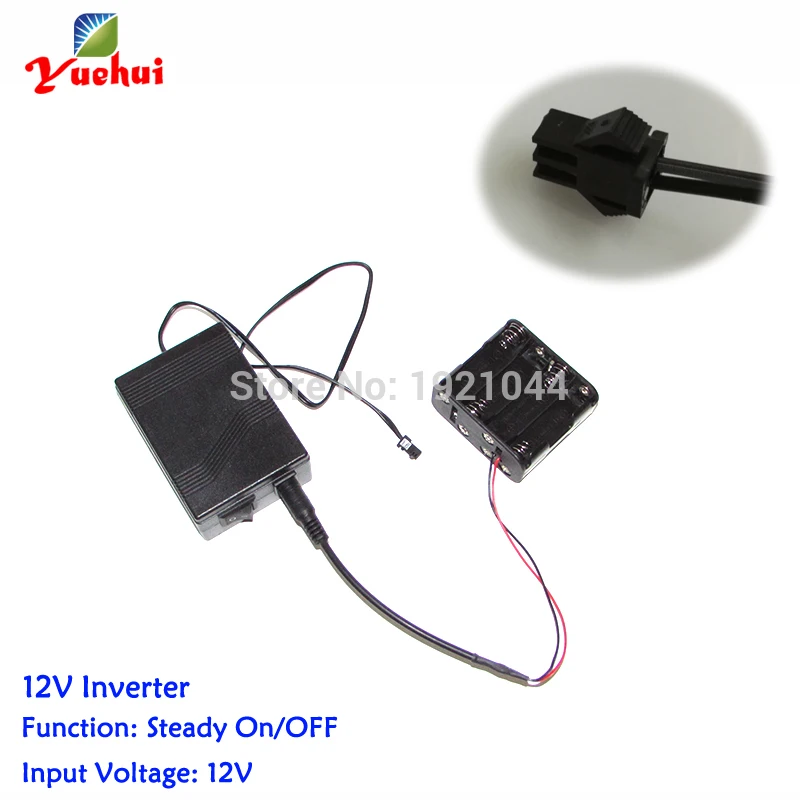 

NEW DC-12V 30Meters Party Decorative EL inverter/EL Driver/EL converter for 30M EL wire and EL strip powered by 8-AA batteries