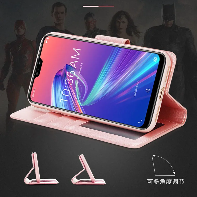 Hanman для Asus Zenfone Max Pro(M2) ZB631KL ZB633KL, чехол-книжка в стиле ретро, кожаный чехол-кошелек, задняя крышка, чехол с магнитным отделением для карт