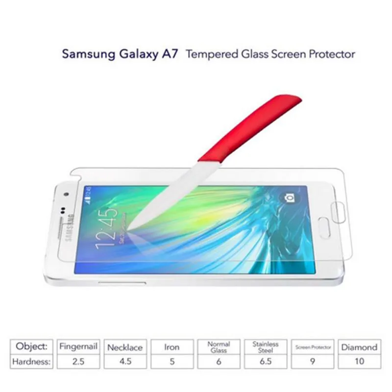 2.5D 0 26 мм 9H закаленное стекло для Samsung Galaxy A5 2015 A500 A5000 A500F защитная пленка | Мобильные