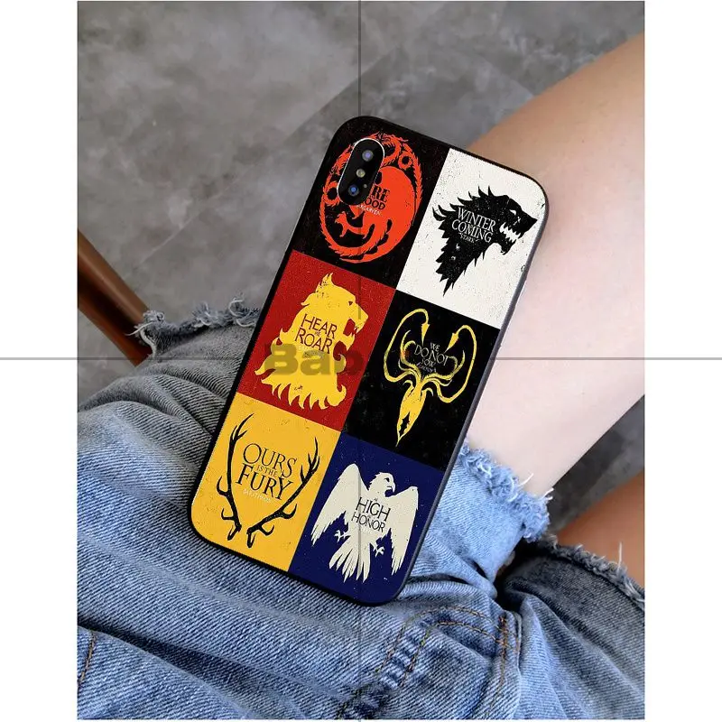 A15 Babaite Игра престолов Новинка чехол для телефона Fundas чехол для iPhone X XS MAX 6 6S 7 7plus 8 8Plus 5 5S XR - Цвет: A15