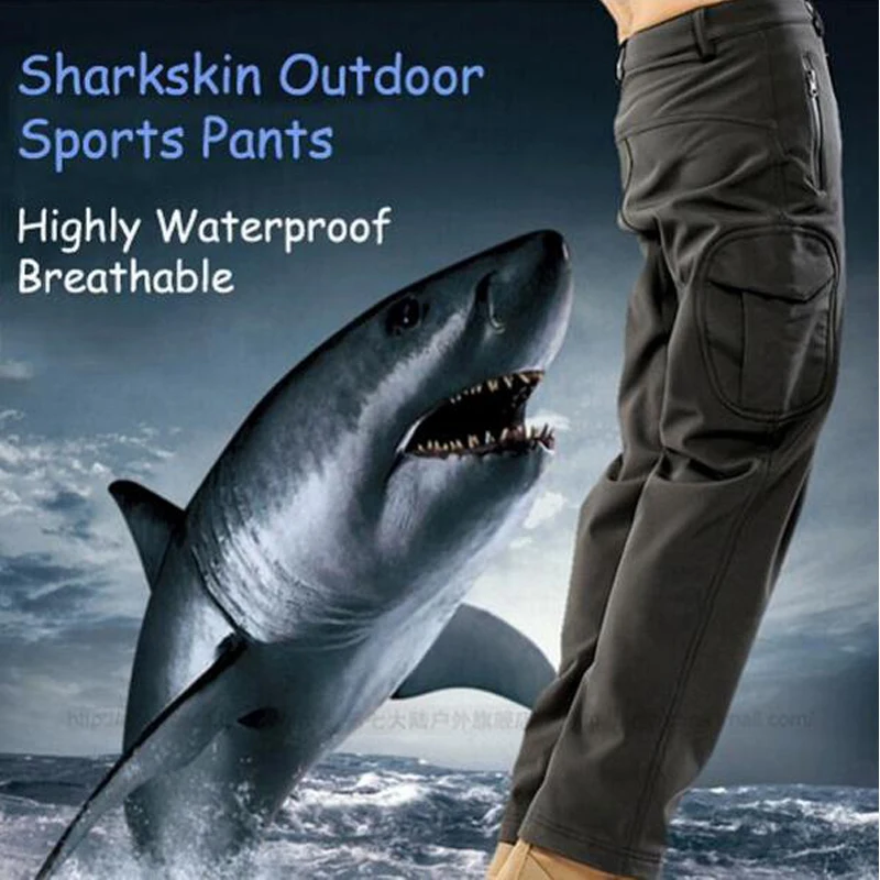 Длинные спортивные штаны TAD Sharkskin дышащие водонепроницаемые боевые теплые