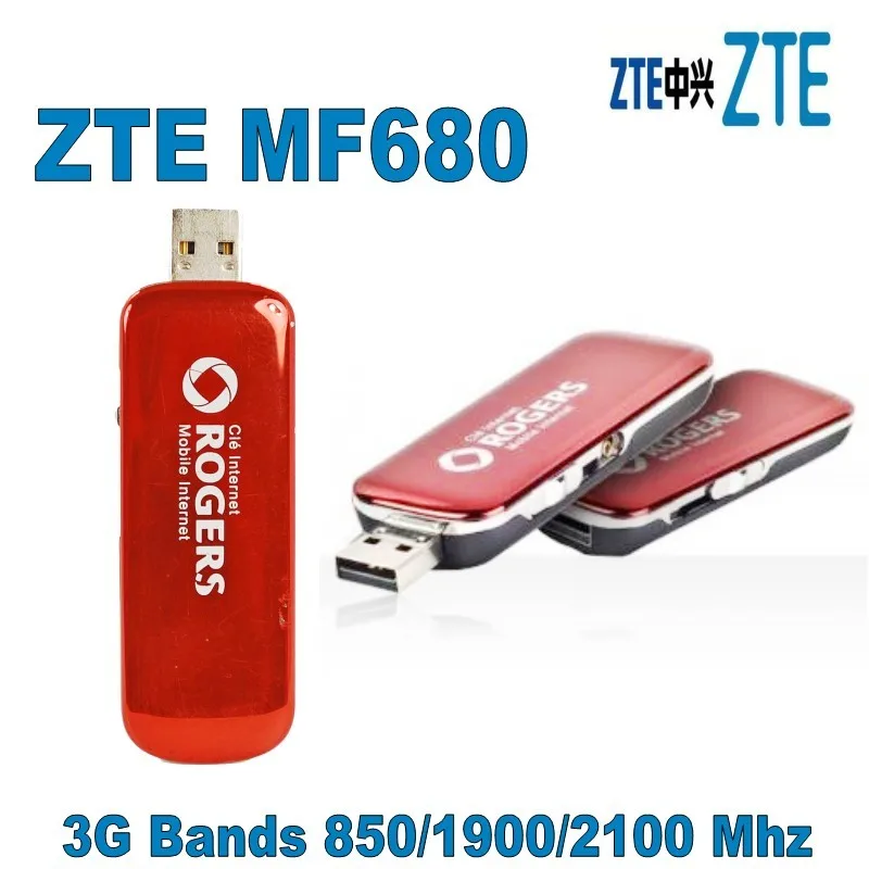 

ZTE MF680 Двухэлементный мобильный модем HSPA + USB