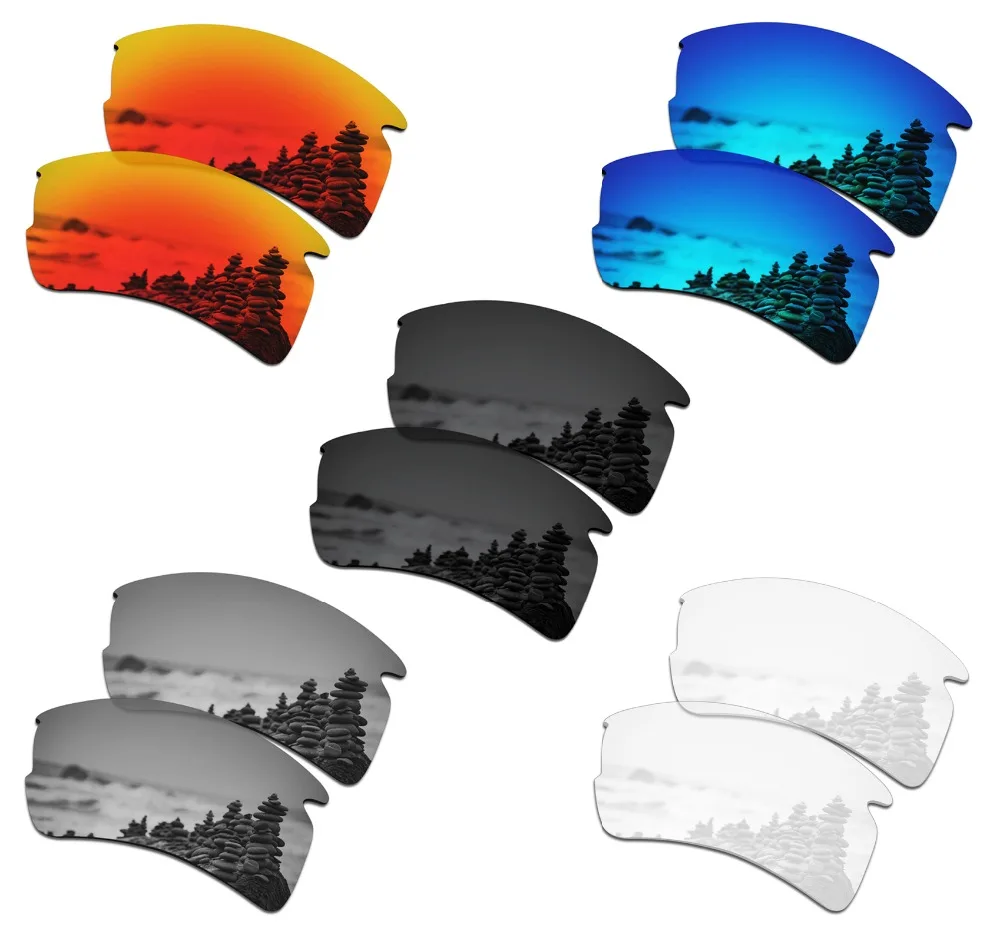 5 пар поляризованных солнцезащитных очков SmartVLT Сменные линзы для Oakley Flak 2 0 XL видов