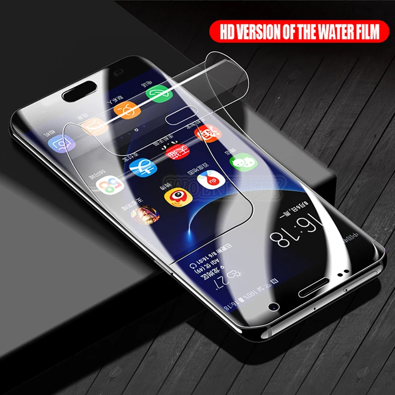 Мягкая Гидрогелевая пленка для samsung Galaxy M20 S9 S10 Plus S10e A8 A6 Plus J4 J6 защитная пленка на весь экран(не стекло