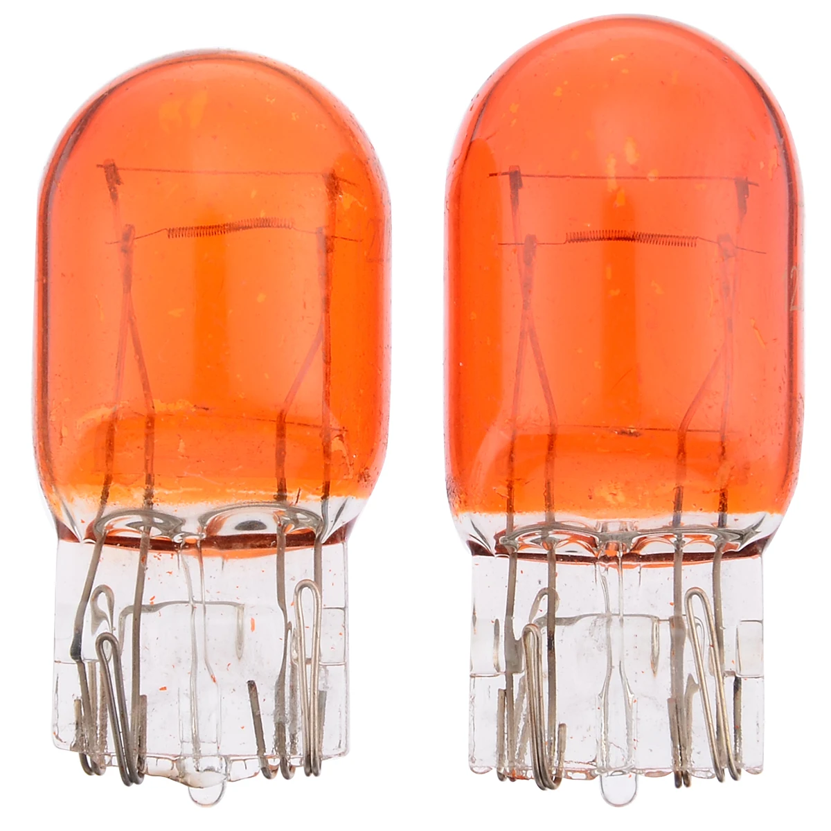 Mayitr 2 шт. 12V W21/5 Вт T20 двойной нити светильник 7443 Янтарный дневные ходовые огни