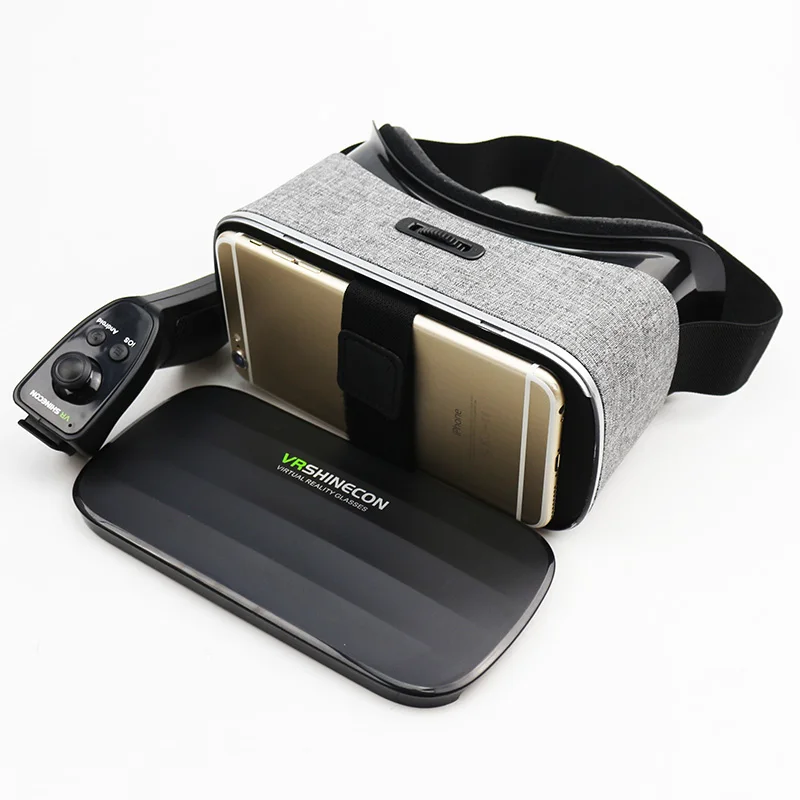 Shinecon VR Y005 модная Гарнитура 3D Виртуальная реальность шлем смартфон картонная