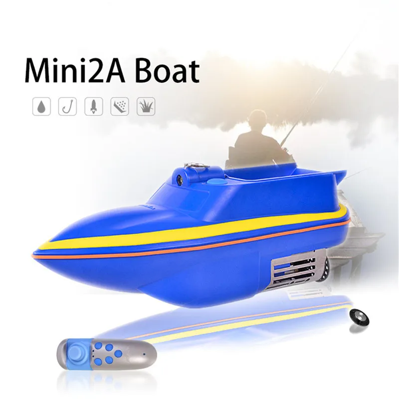 Boatman Mini 2A 2 4G Rc лодка поддержка приманки Рыболовная Приманка Finder и двойной