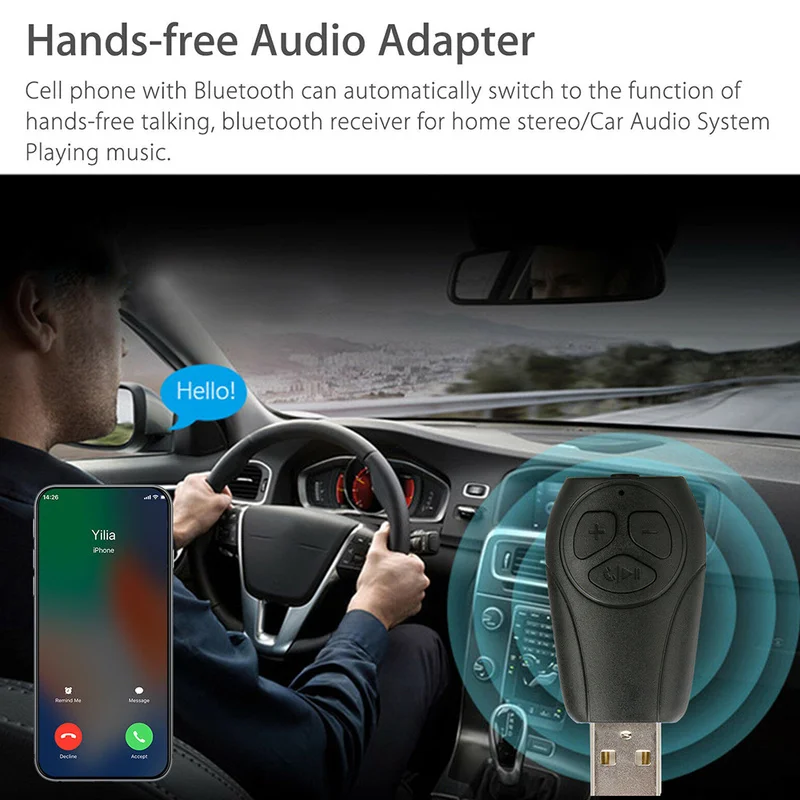 Беспроводной Bluetooth USB приемник передатчик 3 5 мм Aux адаптер стерео аудио