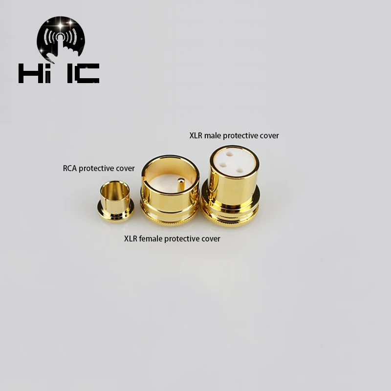 2 шт. Защитная крышка Позолоченные чехлы Защита от пыли антиокисление для