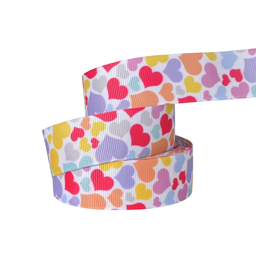 1 дюймовыечистые этикетки пробки модные узор в горошек Принт сердце печатная