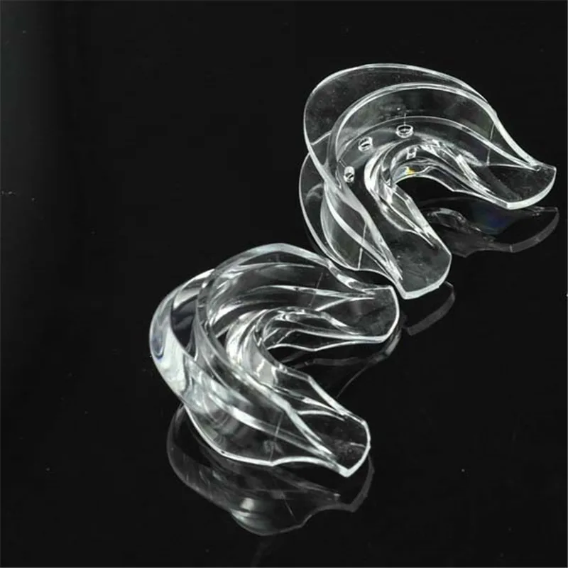 (30 шт./лот) двойной мягкий дуплексный лоток для отбеливания зубов из силиконового