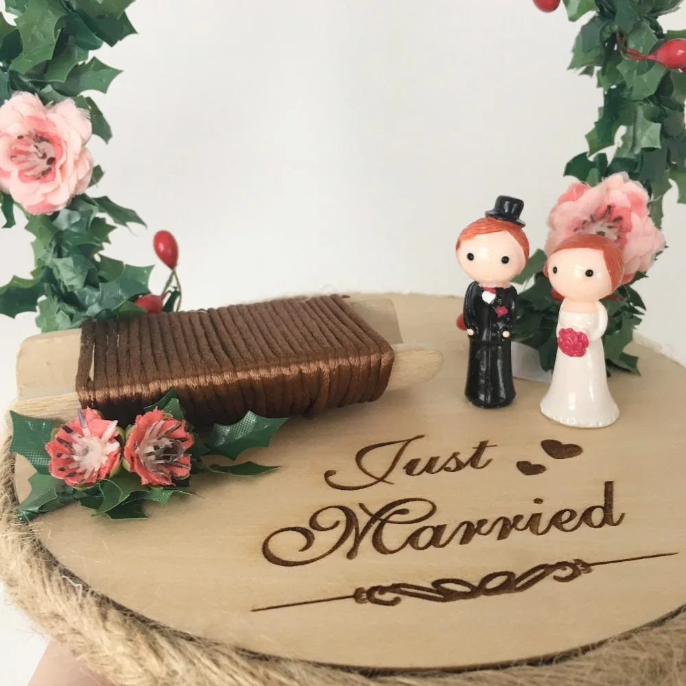 1 шт. деревянная коробка для колец|Украшения своими руками вечеринки| |