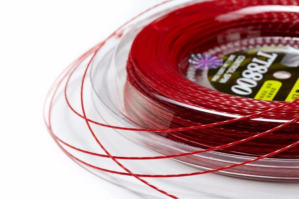 1 Катушка TAAN power Spin Twist Теннисная ракетка струна TT8800 1,20 мм полиэфирная теннисная струна 200 м