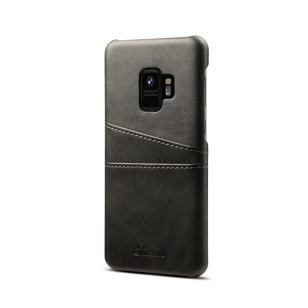 FORCA Элитный бренд кожа с карты случай мобильный телефон оболочки Coque для samsung S9