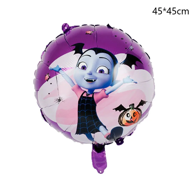 2 Новые Вечерние шары Vampirina на день рождения, декоративные шары из фольги с гелием для ведьмы, детские игрушки, вечерние шары на Хэллоуин - Цвет: 2