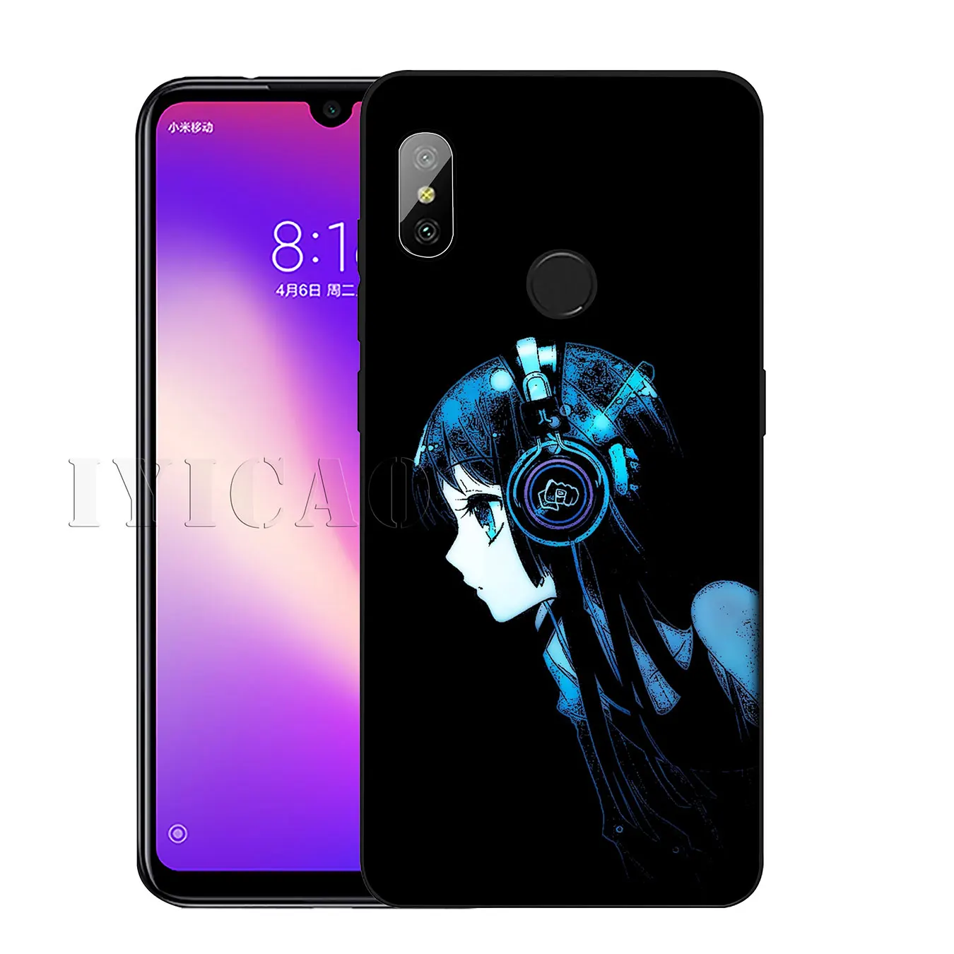 IYICAO аниме девушка Hatsune Miku Мягкий силиконовый чехол для телефона Xiaomi Redmi K30 K20 8A 7A 6A 5A