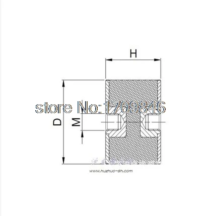 5 шт. Новинка 30*20 * M8 DD Тип резиновый антивибрационный крепеж silentblock базовый