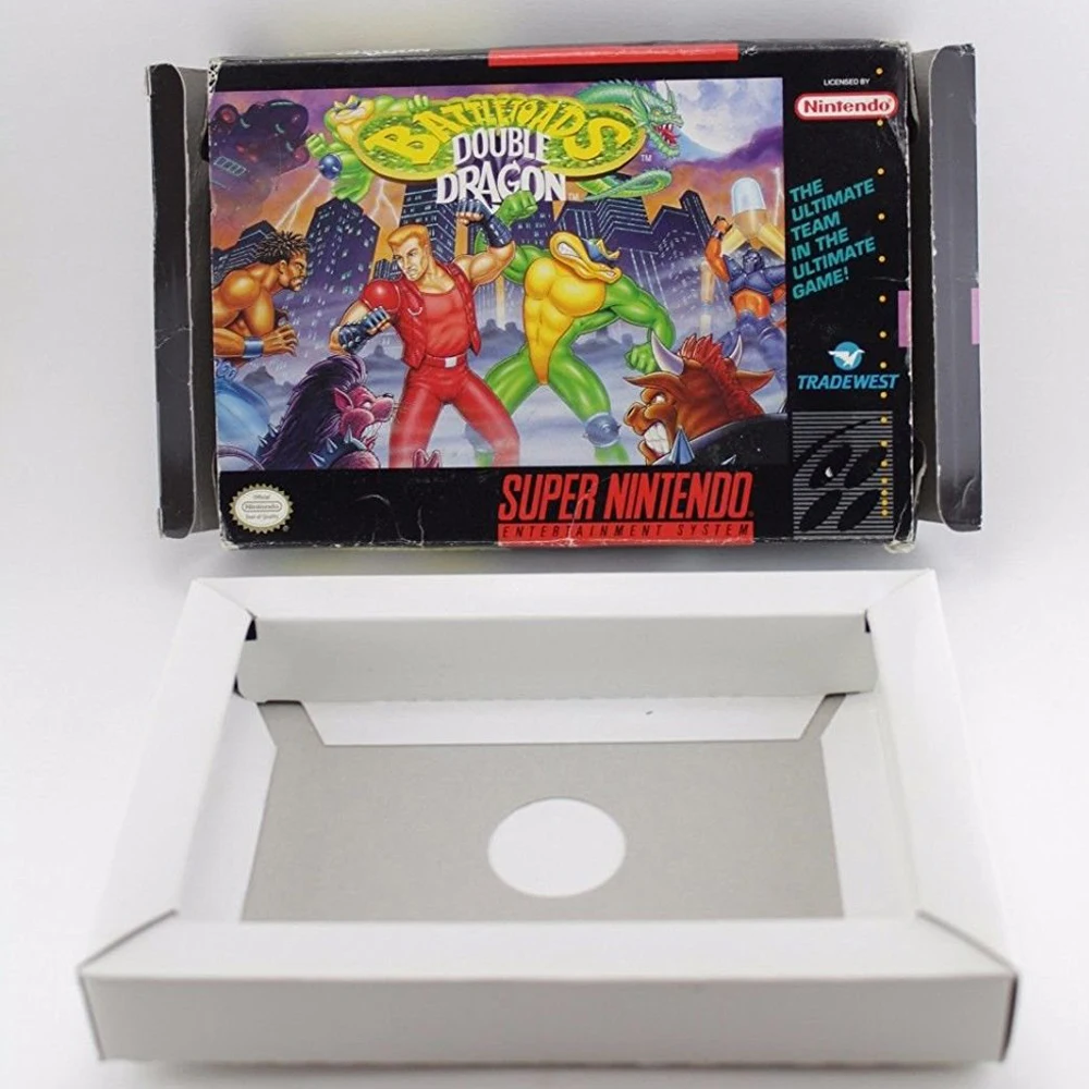 Xinsifang для картонной коробки SNES сменная внутренняя вставка лоток PAL и NTSC игрового