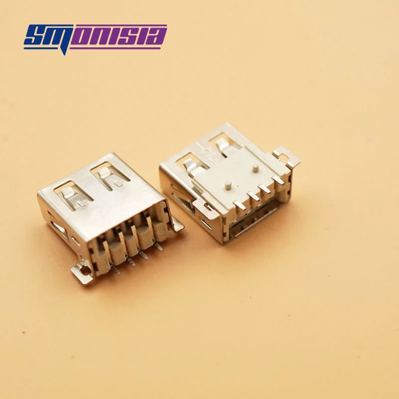 100 шт. 4P USB гнездовой разъем SMD экологически чистые материалы патч|patches patches|l