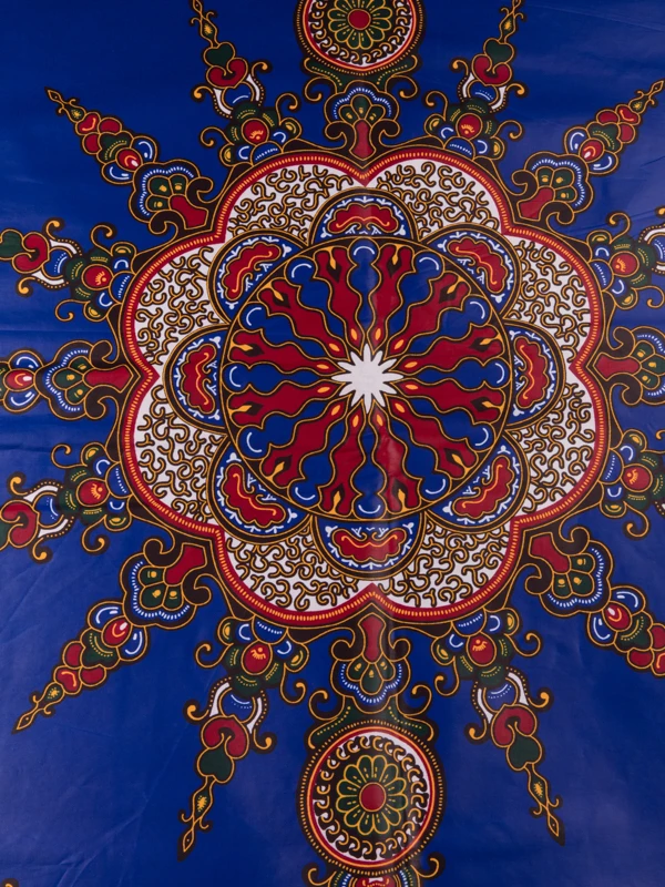 Текстиль реальный воск синий и красный цвета Ретро Jewellery украшения конструкции 6