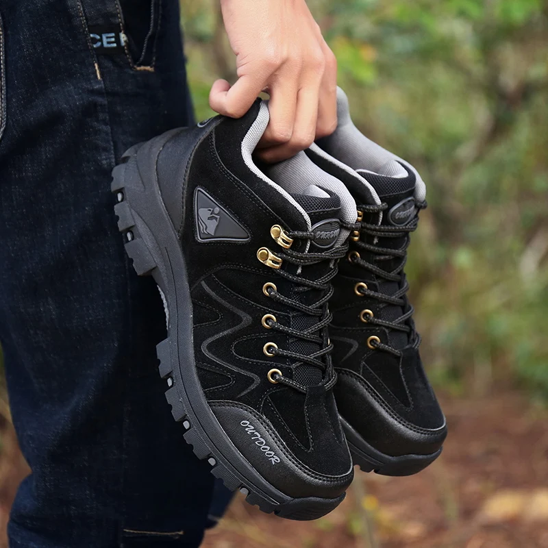 Humtto зимние высокие походные ботинки мужские износостойкие кроссовки дезерты