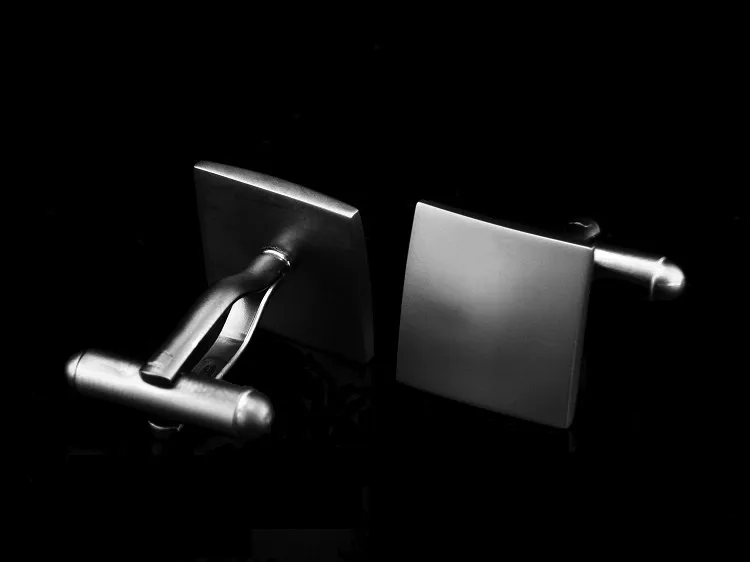 SPARTA Tungsten steel plated simple square High quality metal cufflinks A | Украшения и аксессуары