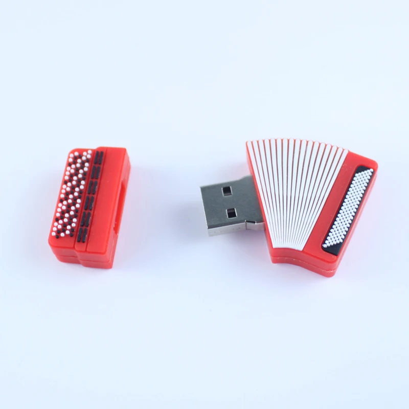 Музыкальный инструмент аккордеон мультфильм USB флеш накопитель 4 ГБ 8 оперативной