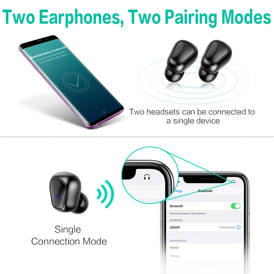 Беспроводные наушники Syllable TWS Bluetooth 5 0 спортивные с микрофонами