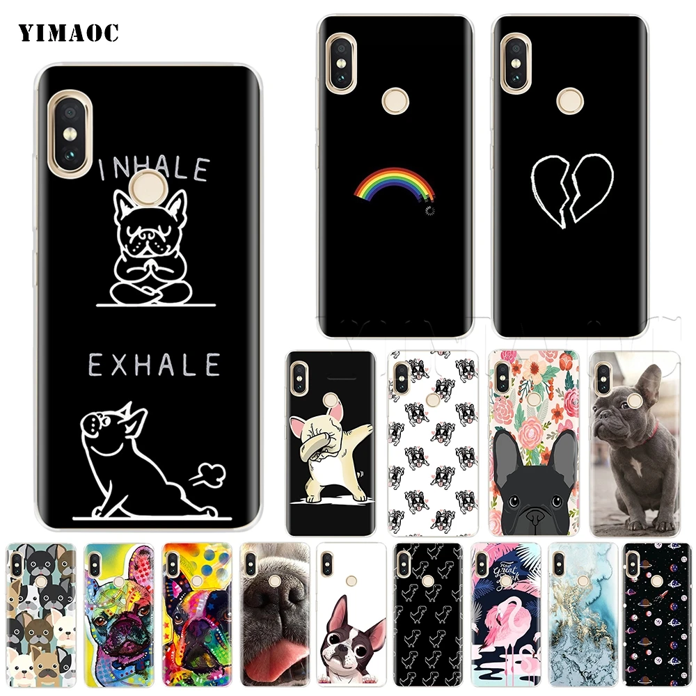 Силиконовый чехол YIMAOC с французским бульдогом для Xiaomi Redmi Note 8 8A S2 4 4x 4a 5 5a 6 7 Go Pro Plus |