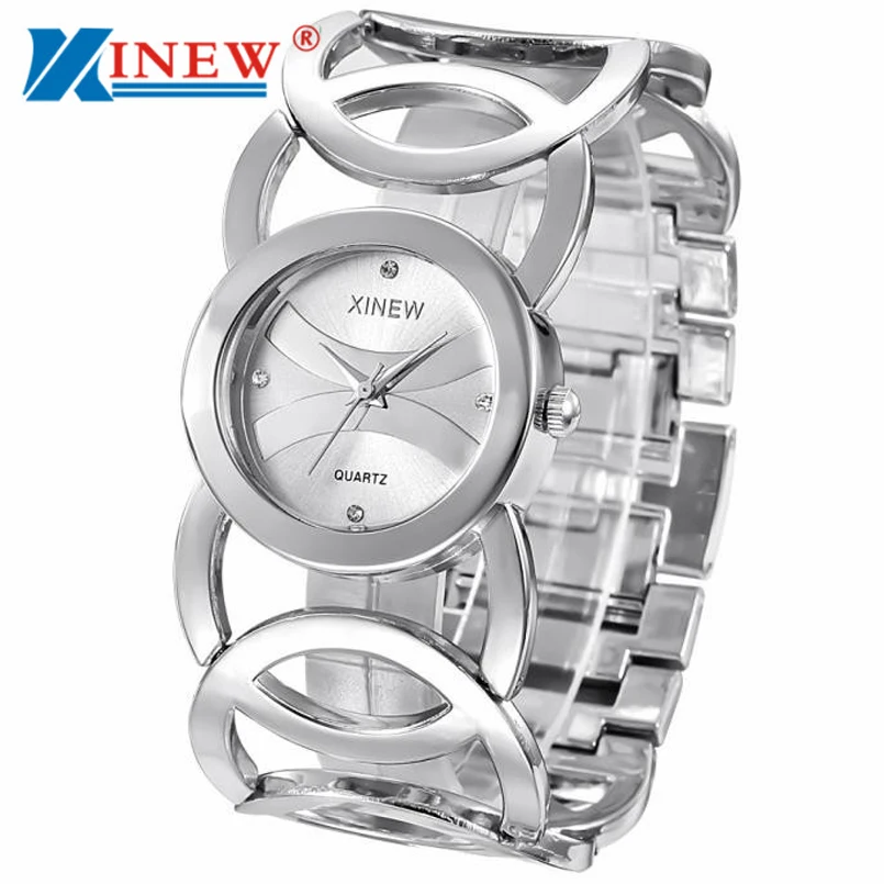 Новое поступление Роскошные повседневные часы для мужчин и женщин Золотой