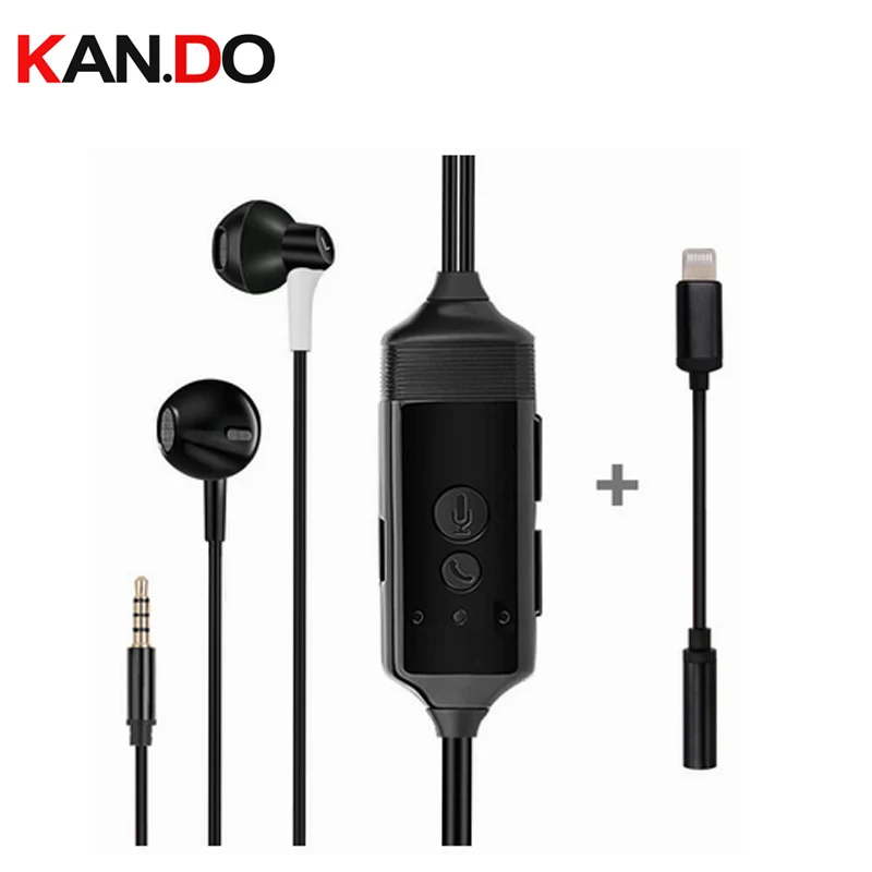 

512MB Earphone Recorder Digital Voice Record for Iphone 7 8 X Lighting Jack REC Talking for ISO Headset Recorder