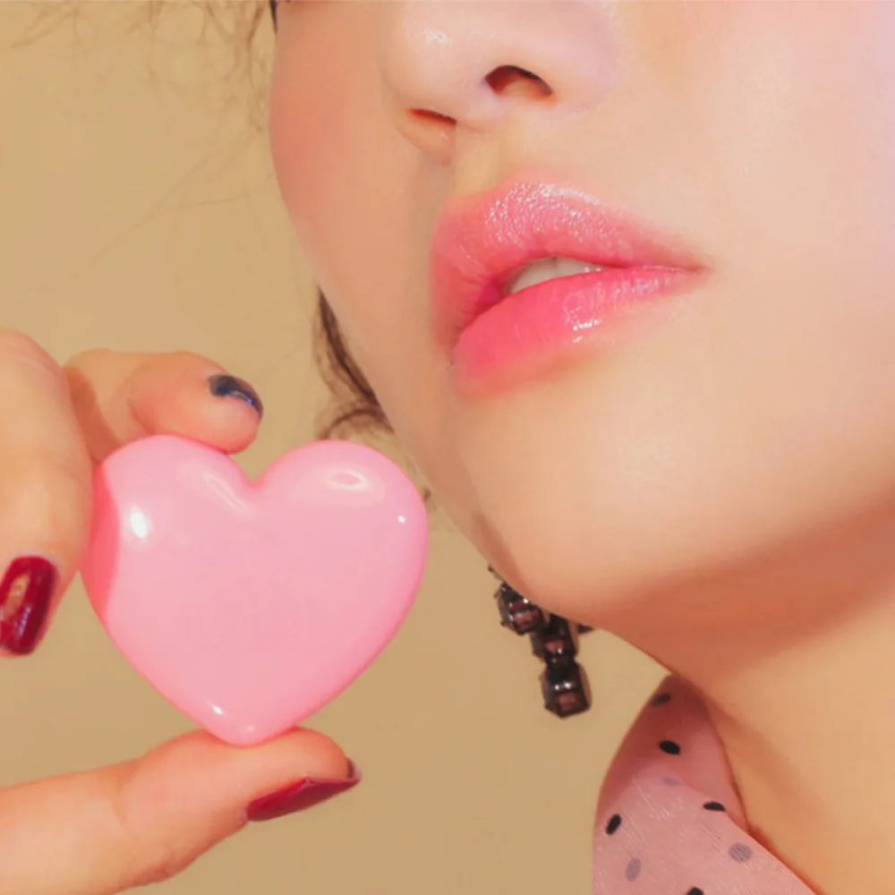 

Love Heart Shape Empty Eyeshadow Case Rouge Lipstick Box Pigment Palette Refillable Foundation Makeup Dispenser New