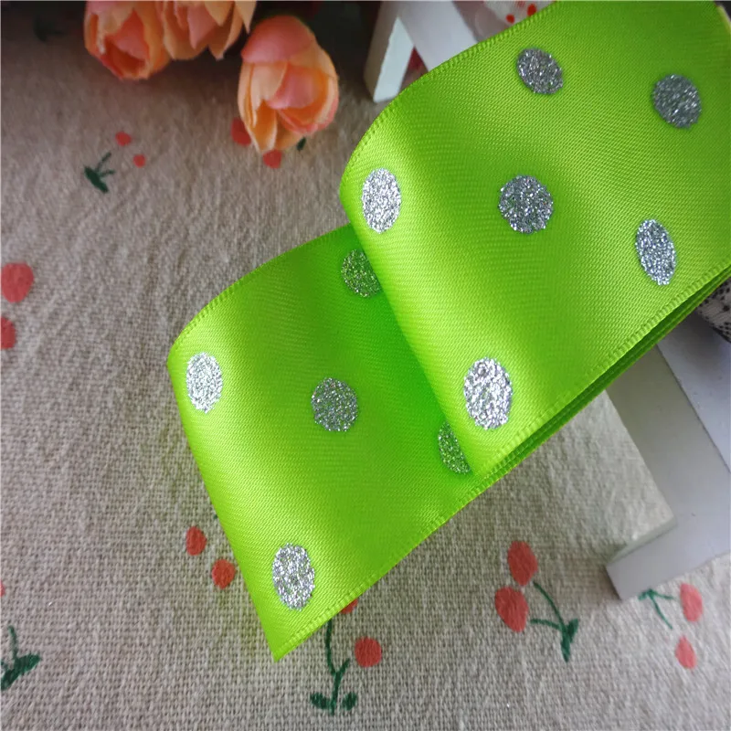Лента для бантов ручной работы MD18021001 1 1/2 дюйма 38 мм 10 ярдов|satin ribbon|ribbon diyprinted satin