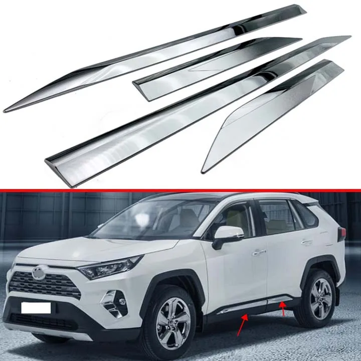 Декоративные аксессуары для TOYOTA Rav4 XA50 2019 2020 хромированный АБС-пластик боковая