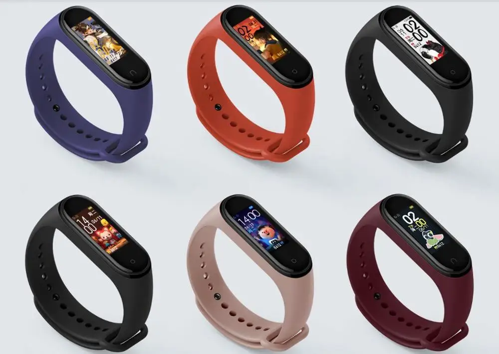 Новый оригинальный ремешок Xiaomi Mi Band 4 band 3 на запястье 2019 | Электроника